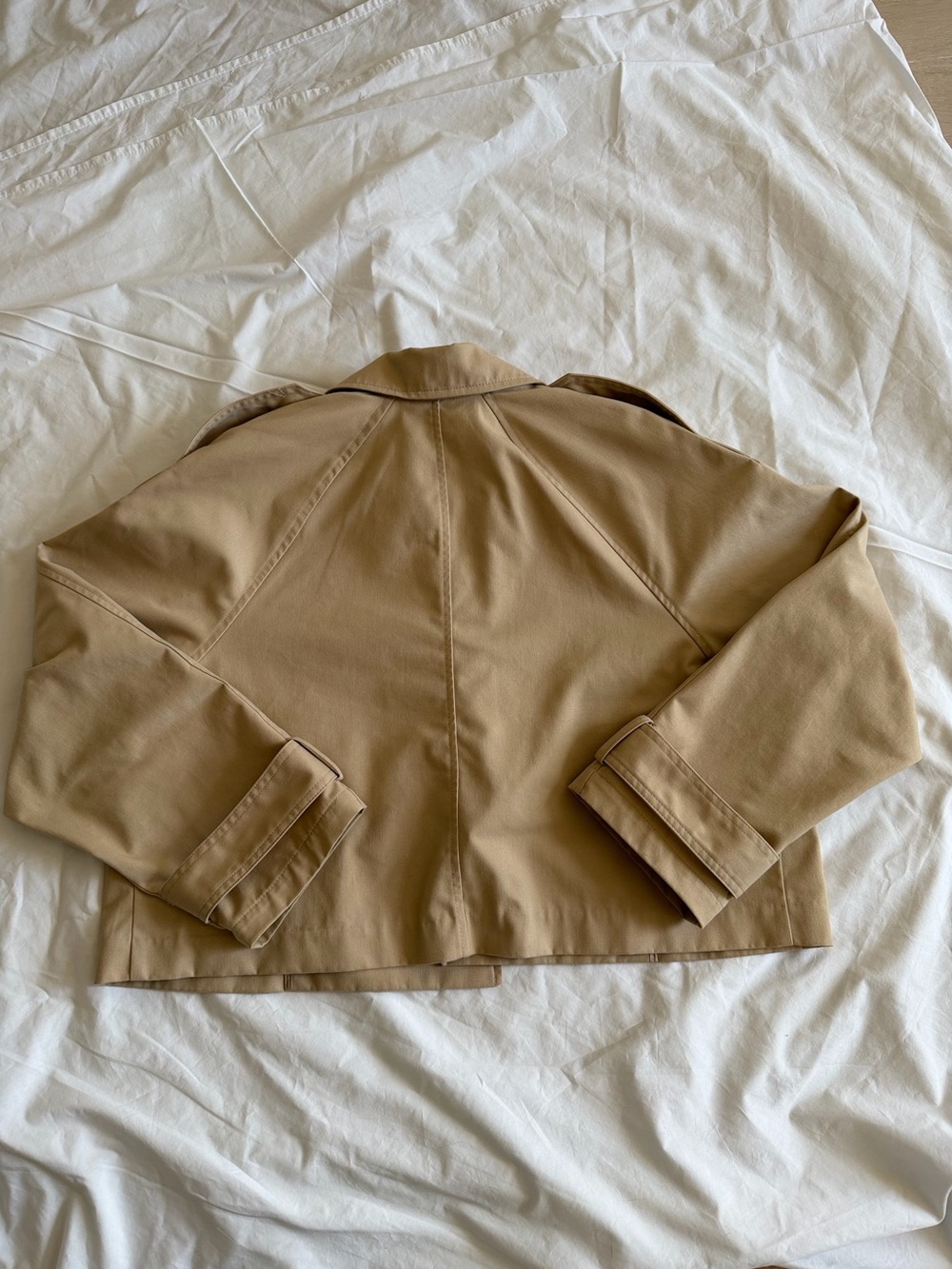 H&M Cropped Trench Coat - Beige - Picture 10 of 14